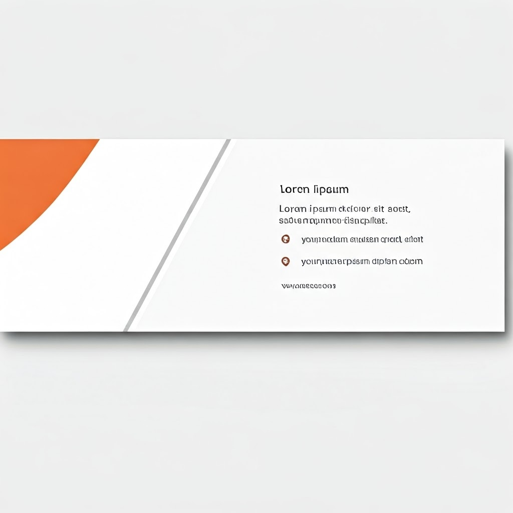 Illustration of a professional email signature.